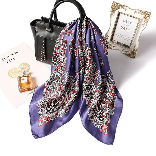 fashion paisley print hair scarf for women silk satin kerchief small bandana head bag scarfs 70cm square neck scarves for ladies, Blue;gray
fashion paisley print hair scarf for women silk satin kerchief small bandana head bag scarfs 70cm square neck scarves for ladies, Blue;gray
