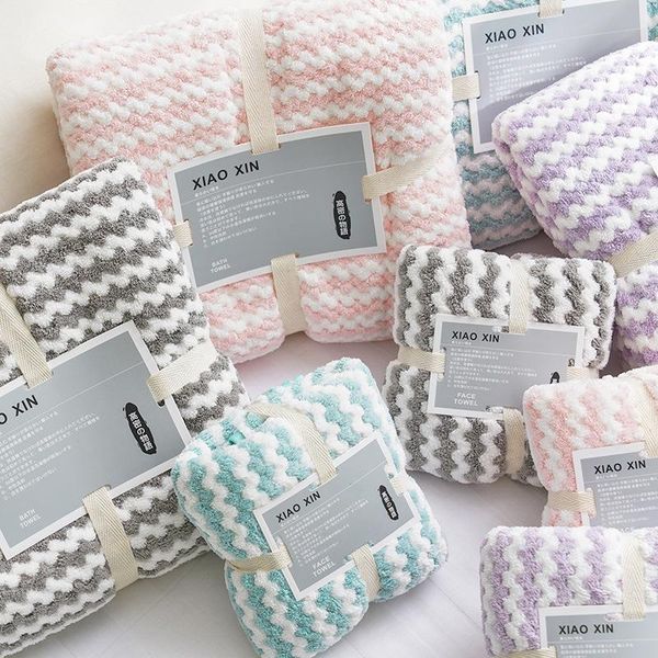 2pcs absorbent bathroom towels stripe face towel hair towel hand bath swimming coral fleece microfiber bath striped
2pcs absorbent bathroom towels stripe face towel hair towel hand bath swimming coral fleece microfiber bath striped