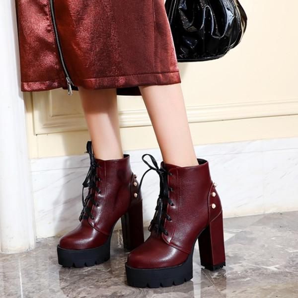 boots pxelena vintage knight ankle women chunky square block high heels shoes punk gothic beads studded lace up plus size 34-43, Black
boots pxelena vintage knight ankle women chunky square block high heels shoes punk gothic beads studded lace up plus size 34-43, Black