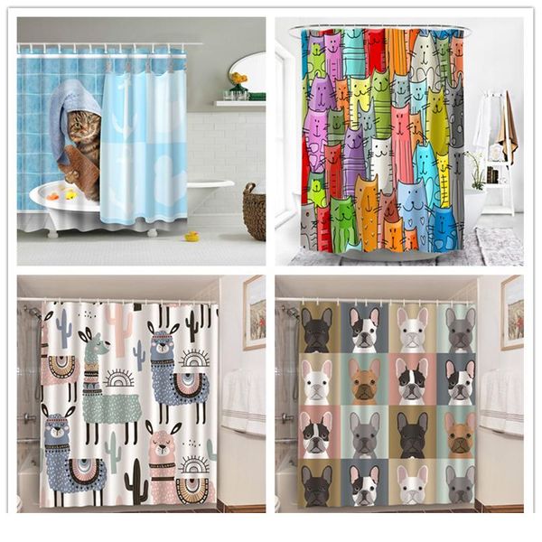 bathing cat printing bathroom decorative shower curtain alpaca bulldog waterproof polyester fabric bath curtain douchego bbyusn
bathing cat printing bathroom decorative shower curtain alpaca bulldog waterproof polyester fabric bath curtain douchego bbyusn
