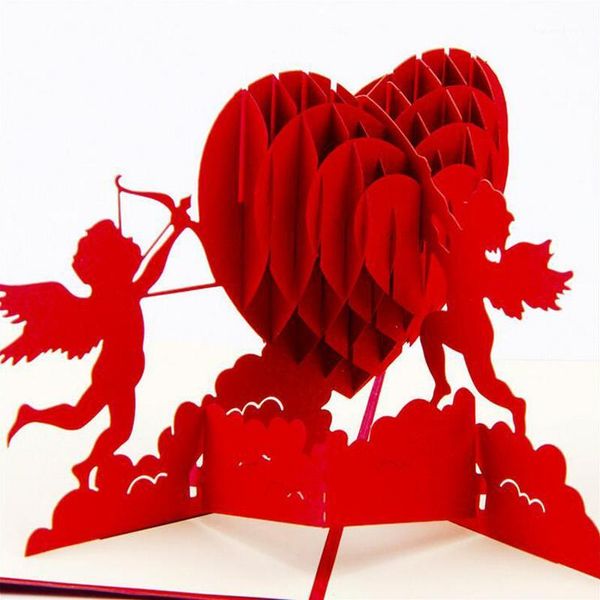 wholesale- fashion 3d up foldable cut paper greeting cards creative handmade love cupid post cards valentines wedding xmas gift1
wholesale- fashion 3d up foldable cut paper greeting cards creative handmade love cupid post cards valentines wedding xmas gift1