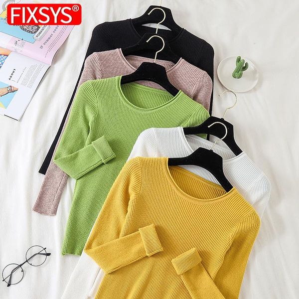winter clothes knitted woman sweaters pullovers spring autumn basic women's jumper slim pull long sleeve women's sweater, White;black
winter clothes knitted woman sweaters pullovers spring autumn basic women's jumper slim pull long sleeve women's sweater, White;black