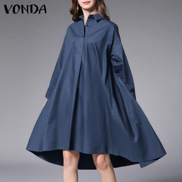 s-5xl dress women's spring sundress elegant solid long dress 2020 vonda casual long sleeve dresses bohemian vestidos femininas, Black;gray
s-5xl dress women's spring sundress elegant solid long dress 2020 vonda casual long sleeve dresses bohemian vestidos femininas, Black;gray