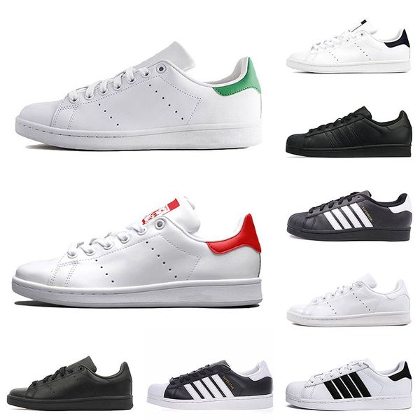 new classic smith men women flat sneakers green black white blue oreo rainbow stan fashion casual mens trainer outdoor sports shoes 36-44, White;red
new classic smith men women flat sneakers green black white blue oreo rainbow stan fashion casual mens trainer outdoor sports shoes 36-44, White;red
