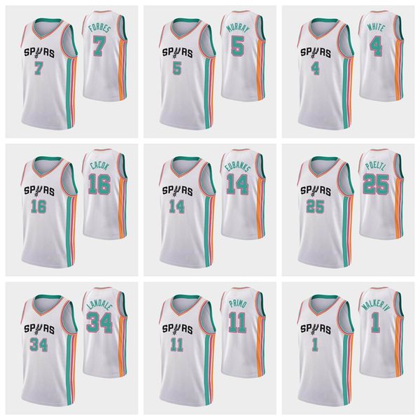 san antonio's men spurs's 2021 basketball bryn forbes derrick white joshua primo jakob poeltl thaddeus young dejounte murray 75th, Black;red
san antonio's men spurs's 2021 basketball bryn forbes derrick white joshua primo jakob poeltl thaddeus young dejounte murray 75th, Black;red