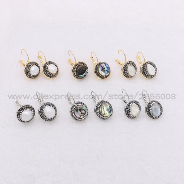 stud fashion abalone earrings natural shell stone round earring jewelry for lady10831, Golden;silver
stud fashion abalone earrings natural shell stone round earring jewelry for lady10831, Golden;silver