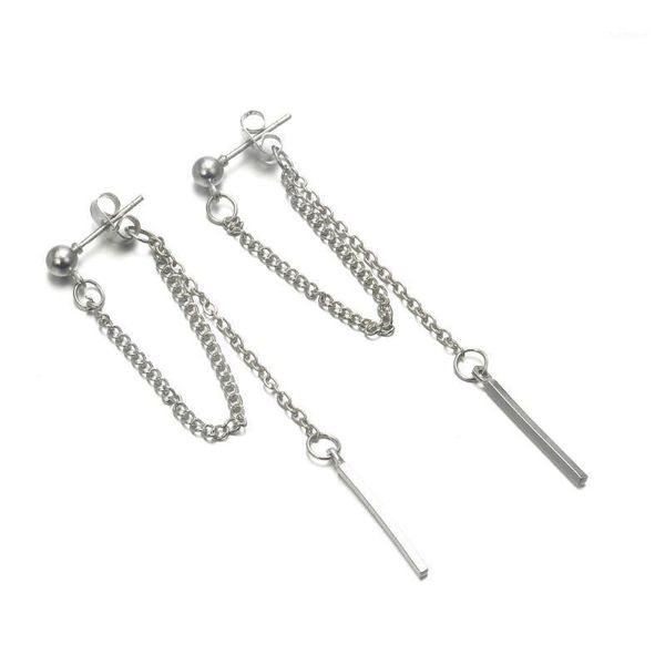 zg korean jewelry earrings tassel fashion retro long earrings chain texture dangle for christmas gift1, Silver
zg korean jewelry earrings tassel fashion retro long earrings chain texture dangle for christmas gift1, Silver