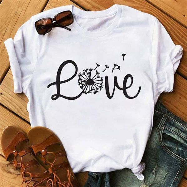 dandelion print t shirt women short sleeve o neck loose tshirt women tee shirt female clothes camisetas mujer, White
dandelion print t shirt women short sleeve o neck loose tshirt women tee shirt female clothes camisetas mujer, White