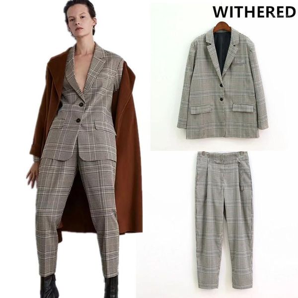 withered blazer feminino england plaid women blazers and jackets plus size suit women ensemble femme 2 pieces pantalon 1, White
withered blazer feminino england plaid women blazers and jackets plus size suit women ensemble femme 2 pieces pantalon 1, White