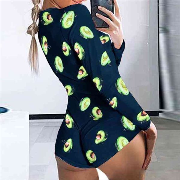 spring fashion avocado printed women bodysuit long sleeve deep v neck bodycon short romper pajamas for women, Black;white
spring fashion avocado printed women bodysuit long sleeve deep v neck bodycon short romper pajamas for women, Black;white