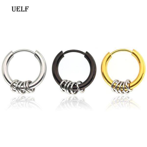 uelf hoop earrings women gold/silver/ black color round circle earring ear ring clip earrings aretes mujer party stainless steel, Golden;silver
uelf hoop earrings women gold/silver/ black color round circle earring ear ring clip earrings aretes mujer party stainless steel, Golden;silver