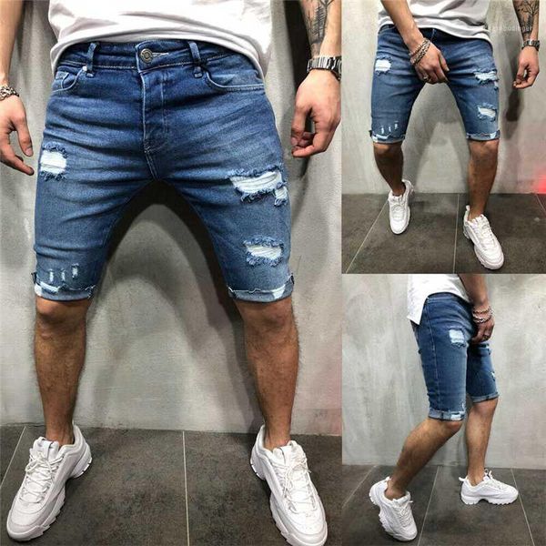 new men stretchy ripped skinny knee length jeans destroyed scratched short jeans men male slim fit straight jean denim plus size1, Blue
new men stretchy ripped skinny knee length jeans destroyed scratched short jeans men male slim fit straight jean denim plus size1, Blue