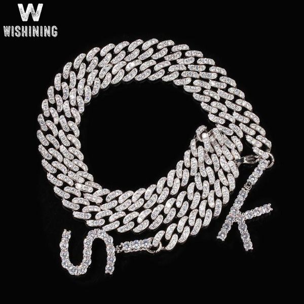 9mm micro pave iced cz cuban link with one row letter chains gold color luxury bling bling jewelry, Silver
9mm micro pave iced cz cuban link with one row letter chains gold color luxury bling bling jewelry, Silver