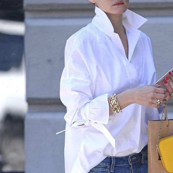 spring long sleeve women casual shirt lapel shirt 2021 fashion plain print blouse plus size shirt blouses women, White
spring long sleeve women casual shirt lapel shirt 2021 fashion plain print blouse plus size shirt blouses women, White