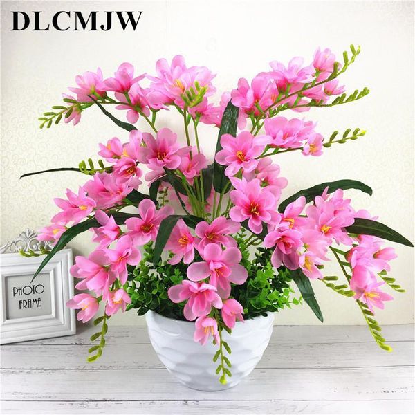 decorative flowers & wreaths silk orchid artificial diy fake bouquet for wedding home party office decoration1
decorative flowers & wreaths silk orchid artificial diy fake bouquet for wedding home party office decoration1