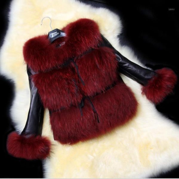 2020 fashion autumn winter coat warm women faux fur vest high-grade jacket colete plus size 4xl1, Black
2020 fashion autumn winter coat warm women faux fur vest high-grade jacket colete plus size 4xl1, Black