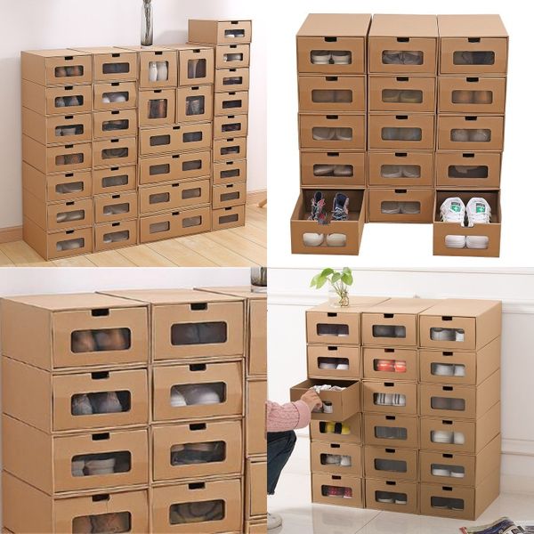 man woman drawer type paper shoe storage box thickening papers quality shoes storages boxes women men organizer case 3 96yj3 l1
man woman drawer type paper shoe storage box thickening papers quality shoes storages boxes women men organizer case 3 96yj3 l1