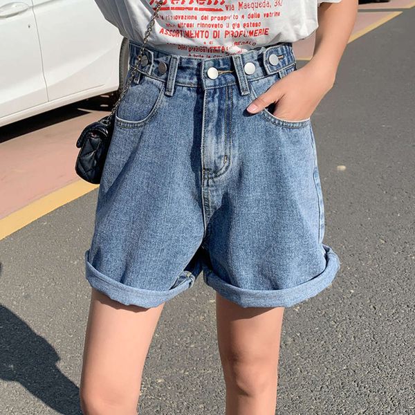 high waist wide leg denim shorts women's summer 2020 new white loose korean slim student a-line pants, Black;white
high waist wide leg denim shorts women's summer 2020 new white loose korean slim student a-line pants, Black;white