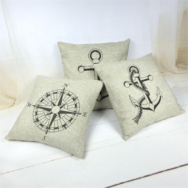 Sea Helm Printed Cushion Cover Anchor Pattern Marine Cottom Throw Pillow Case New Year Decorative Pillowcase
Sea Helm Printed Cushion Cover Anchor Pattern Marine Cottom Throw Pillow Case New Year Decorative Pillowcase