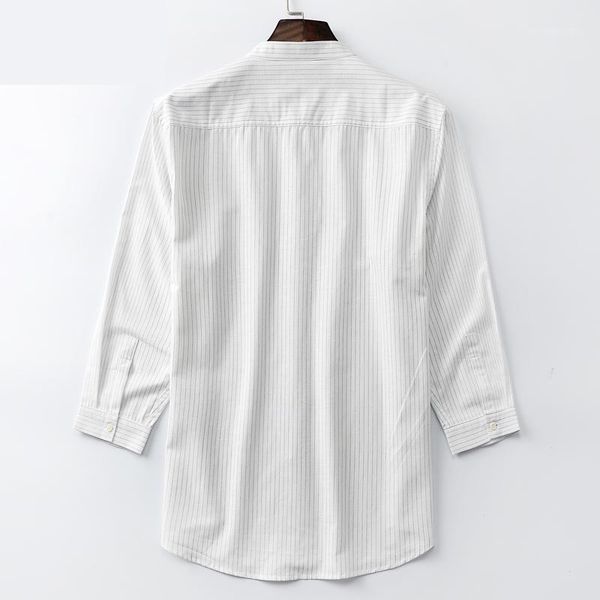 men's casual shirts arrival fashion summer seven sleeve shirt men pure cotton stripe striped plus size smlxl2xl3xl4xl5xl6xl1, White;black
men's casual shirts arrival fashion summer seven sleeve shirt men pure cotton stripe striped plus size smlxl2xl3xl4xl5xl6xl1, White;black