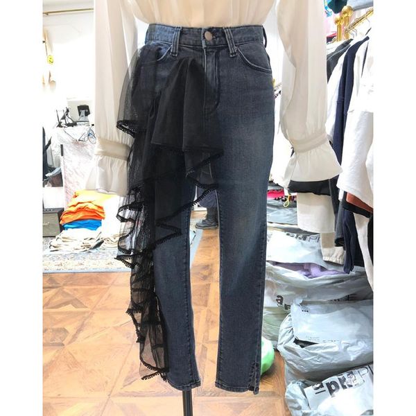 2020 осенняя новая мода личности сетки сшивания джинсов женщины показывают тонкие прямые брюки тренд, Blue
2020 осенняя новая мода личности сетки сшивания джинсов женщины показывают тонкие прямые брюки тренд, Blue