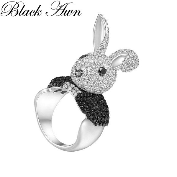 new arrive rabbit 925 sterling silver jewelry trendy wedding rings for women engagement ring bague femme bijoux g098 y200321, Slivery;golden
new arrive rabbit 925 sterling silver jewelry trendy wedding rings for women engagement ring bague femme bijoux g098 y200321, Slivery;golden