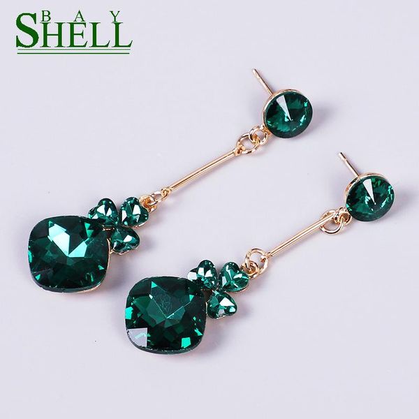 shell bay fashion statement zircon drop earrings for women rhinestone trendy geometric crystal earrings jewelry girl gift bijoux, Silver
shell bay fashion statement zircon drop earrings for women rhinestone trendy geometric crystal earrings jewelry girl gift bijoux, Silver