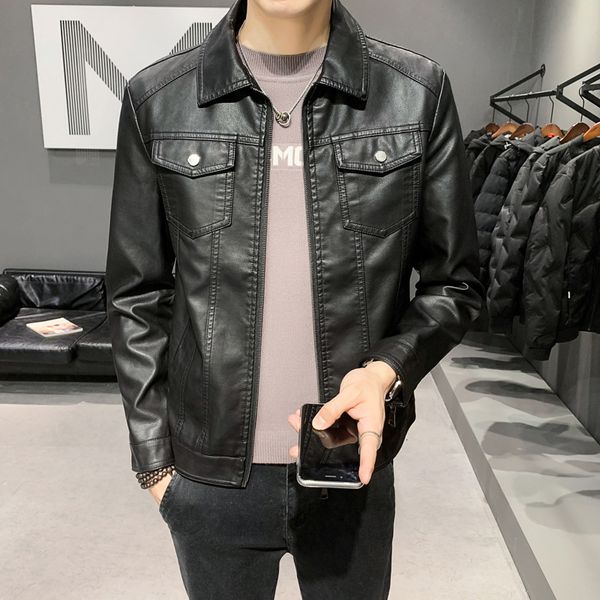 2021 new year jacket short, slim, plush and cotton thickened leather men's coat, Black;brown
2021 new year jacket short, slim, plush and cotton thickened leather men's coat, Black;brown