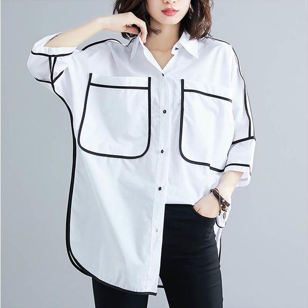 plus size summer shirt blouse women korean vintage loose white shirts ladies large size womens and blouses 4xl 5xl 6xl 2019
plus size summer shirt blouse women korean vintage loose white shirts ladies large size womens and blouses 4xl 5xl 6xl 2019
