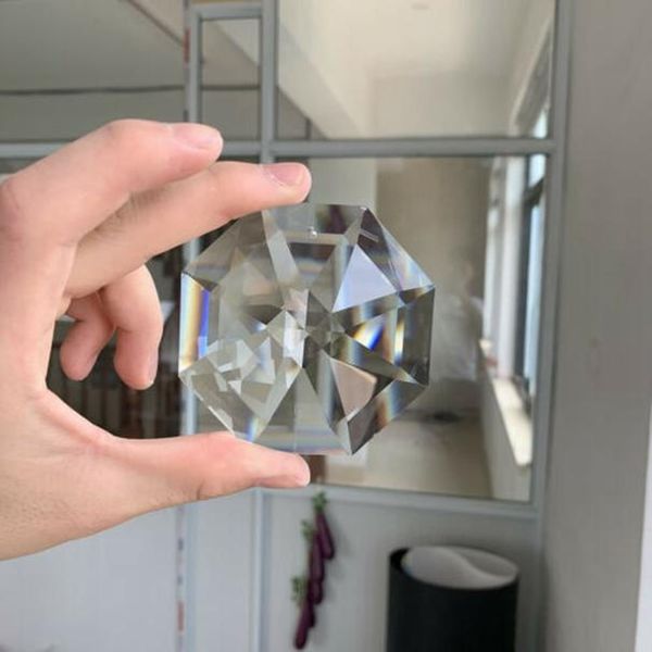 75mm suncatcher octagon disc faceted glass art crystal prism chandelier 1hole diy pendant hanging ornament lamp parts h jlljfr
75mm suncatcher octagon disc faceted glass art crystal prism chandelier 1hole diy pendant hanging ornament lamp parts h jlljfr