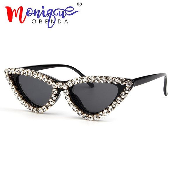 sunglasses 2021 fashion cat eye women vintage brand small luxury ladies rhinestone sun glasses female uv400, White;black
sunglasses 2021 fashion cat eye women vintage brand small luxury ladies rhinestone sun glasses female uv400, White;black