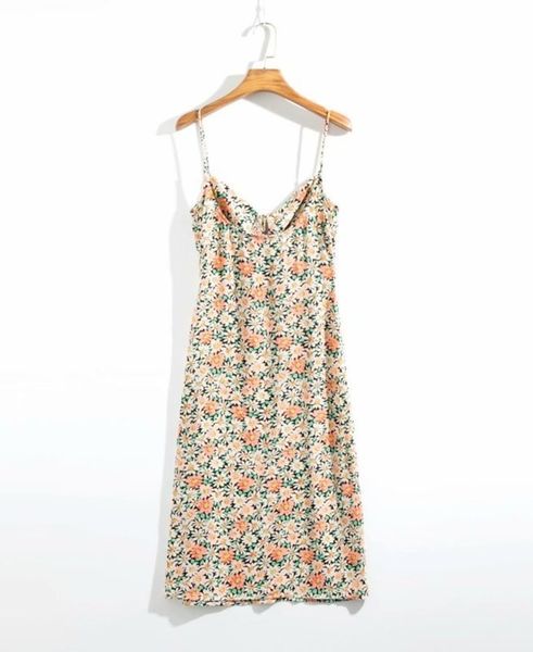 2020 new holiday style daisy summer print halter mid length dress, Black;gray
2020 new holiday style daisy summer print halter mid length dress, Black;gray