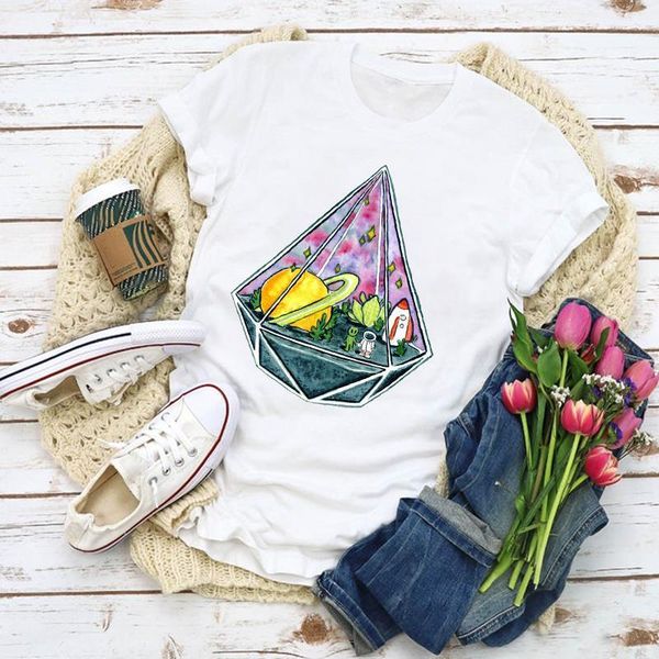 women graphic universe friends floral cute lady summer t-shirt shirt lady clothes womens clothing tee female t shirt, White
women graphic universe friends floral cute lady summer t-shirt shirt lady clothes womens clothing tee female t shirt, White