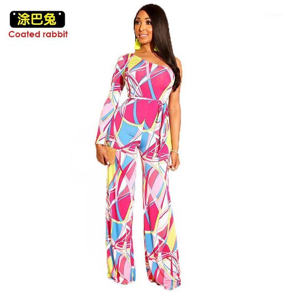 women's jumpsuits & rompers cr women off shoulder floral printed jumpsuit spring summer geometry straight legs romper one piece clothes, Black;white 
women's jumpsuits & rompers cr women off shoulder floral printed jumpsuit spring summer geometry straight legs romper one piece clothes, Black;white