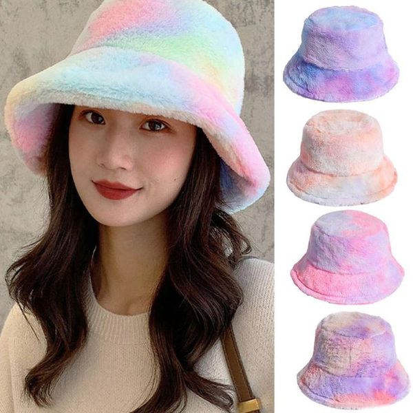 wide brim hats winter bucket hat artificial faux fur rainbow plush fisherman lady outdoor vacation panama cap soft w e1n4, Blue;gray
wide brim hats winter bucket hat artificial faux fur rainbow plush fisherman lady outdoor vacation panama cap soft w e1n4, Blue;gray