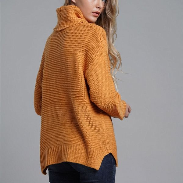 fitshinling fashion woman winter sweater knitwear 6 colors solid women's turtleneck sweaters and pullovers jumper y200910, White;black
fitshinling fashion woman winter sweater knitwear 6 colors solid women's turtleneck sweaters and pullovers jumper y200910, White;black