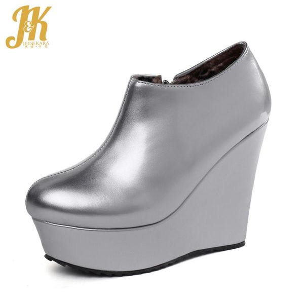 boots jk wedges high heels women ankle booties ladies zip shoes female round toe platform pu winter 2021, Black
boots jk wedges high heels women ankle booties ladies zip shoes female round toe platform pu winter 2021, Black
