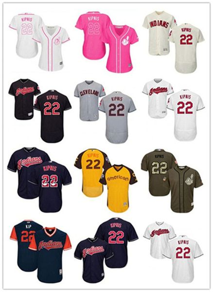 custom cleveland indian leave name number 22 jason kipnis baseball jersey men women youth jerseys, Blue;black
custom cleveland indian leave name number 22 jason kipnis baseball jersey men women youth jerseys, Blue;black