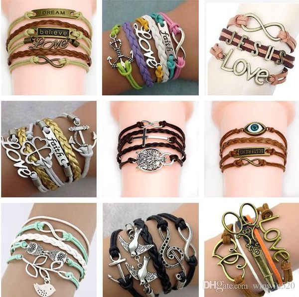mixed charm infinity jewelry bracelets silver lots style pick for fashion people
mixed charm infinity jewelry bracelets silver lots style pick for fashion people