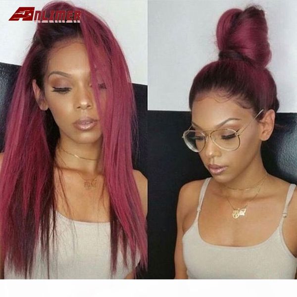 anlimer 99j ombre pre plucked 13x4 lace frontal human hair wigs with baby hair straight remy hair brazilian lace wigs, Black
anlimer 99j ombre pre plucked 13x4 lace frontal human hair wigs with baby hair straight remy hair brazilian lace wigs, Black