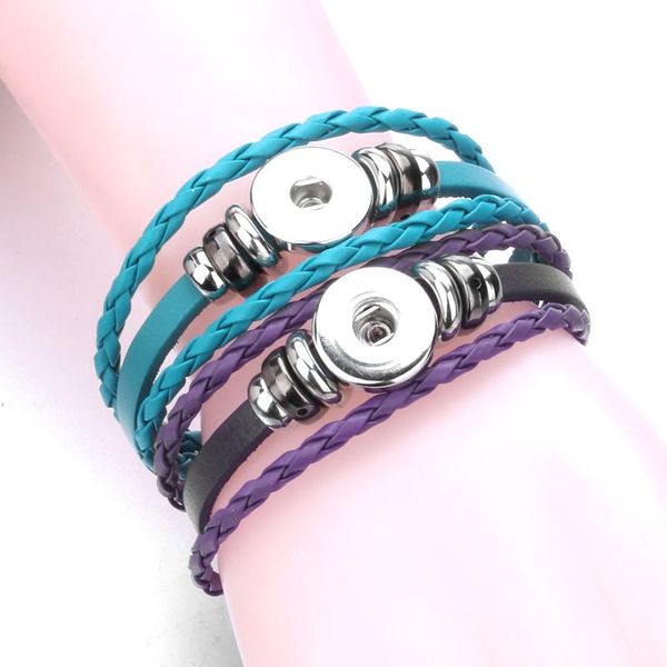 new fashion woven bracelet handmade leather snap bracelets fit 18mm snap button charms diy snap jewelry for women m bbyurn, Golden;silver
new fashion woven bracelet handmade leather snap bracelets fit 18mm snap button charms diy snap jewelry for women m bbyurn, Golden;silver