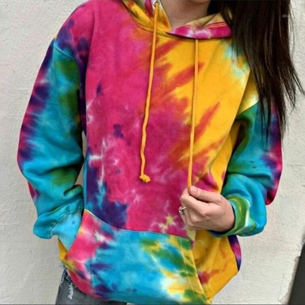 tie dye print hooded sweatshirts women autumn winter casual long sleeve pullovers pocket hoodies punk streetwear outwear1, Black
tie dye print hooded sweatshirts women autumn winter casual long sleeve pullovers pocket hoodies punk streetwear outwear1, Black