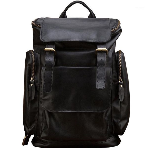 new genuine cow leather men backpack large capacity crazy horse male travel bags men's handbag bag1
new genuine cow leather men backpack large capacity crazy horse male travel bags men's handbag bag1
