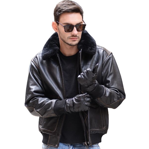 2021 black men usaf pilot leather jacket europe size xxl wool collar genuine thick cowhide winter military aviator coat drop shopping
2021 black men usaf pilot leather jacket europe size xxl wool collar genuine thick cowhide winter military aviator coat drop shopping