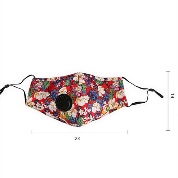 new floral print mask with breather valve with 2pcs filter breathable mouth masks anti dust reusable housekeeping designer mask 87 n2
new floral print mask with breather valve with 2pcs filter breathable mouth masks anti dust reusable housekeeping designer mask 87 n2