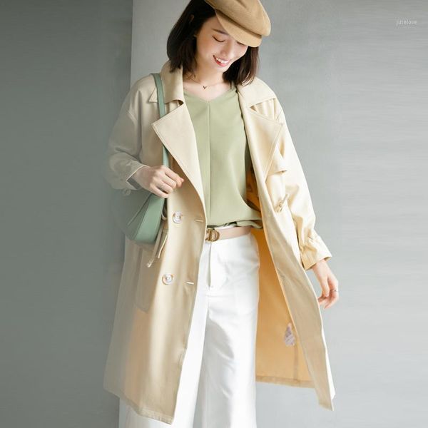 new spring women trench sashes lace up double breasted fashionable office lady korean style elegant1, Tan;black
new spring women trench sashes lace up double breasted fashionable office lady korean style elegant1, Tan;black