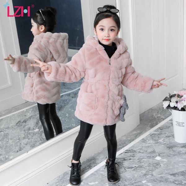lzh 2020 autumn winter fur coat for girls jacket fashion children warm thicken outerwear coats kids teenagers clothes 4-12 year lj201128, Blue;gray
lzh 2020 autumn winter fur coat for girls jacket fashion children warm thicken outerwear coats kids teenagers clothes 4-12 year lj201128, Blue;gray