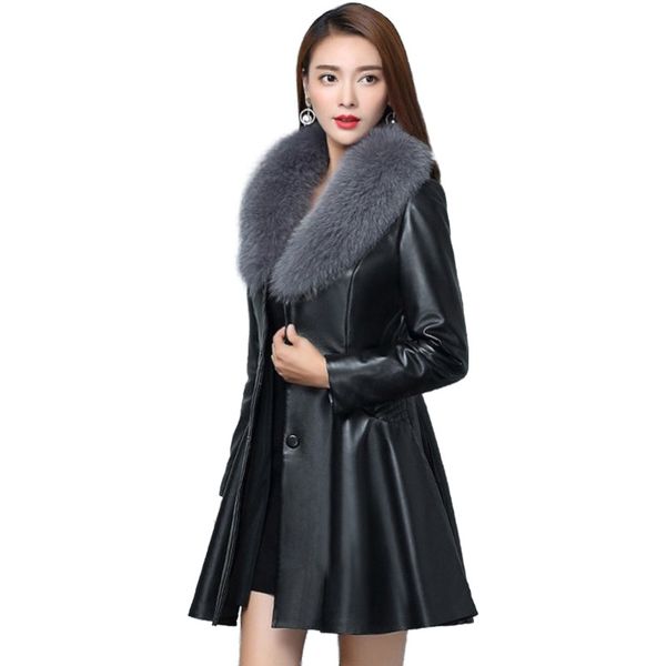 2020 new winter fur coats women cotton quilted coat imitating fox wool outerwear manteau femme hiver false 7xl, Black
2020 new winter fur coats women cotton quilted coat imitating fox wool outerwear manteau femme hiver false 7xl, Black
