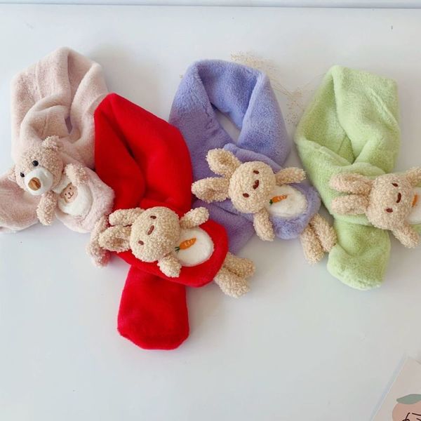 cartoon korean plush children's cub scarf cross autumn winter warm men's and women's neckband, Red;brown
cartoon korean plush children's cub scarf cross autumn winter warm men's and women's neckband, Red;brown