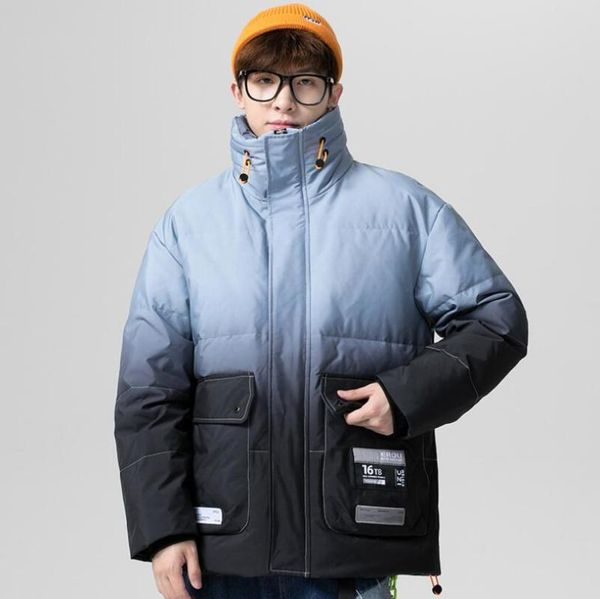 men's down & parkas stitching color men jacket coat 2021 winter 90% white duck parka man thick warm hooded casual w1392, Black
men's down & parkas stitching color men jacket coat 2021 winter 90% white duck parka man thick warm hooded casual w1392, Black
